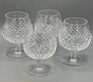 Alana Crystal by Waterford set of 4 Brandy Glasses 5 1/8" - Picture 1 of 3
