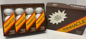 12 palline da golf vintage PINNACLE alta visibilità bianche 1 DOZZINA - ottime condizioni! - Foto 1 di 5