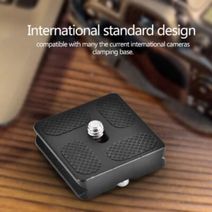 Quick Release Plate with 1/4in Screw for CAMBOFOTO Fotopro etc SLR Camera Black - Picture 1 of 12