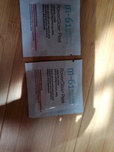 M-61 PowerGlow Peel 1 minute 1 Step Exfoliating Facial, 2pcs - Picture 1 of 2