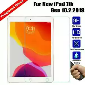 For Apple iPad Pro 10.2" 7th Gen 2019 2020 2021 TEMPERED GLASS Screen Protector - Picture 1 of 11