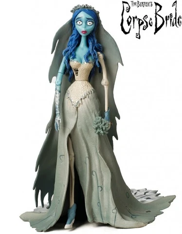 Figure Emily Corpse Bride Tim Burtom 7 1/8in PVC Cover