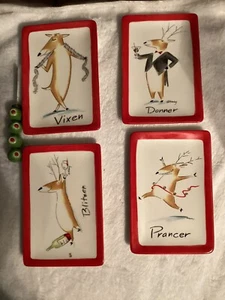 Mud Pie Christmas Appetizer Plates - Picture 1 of 3