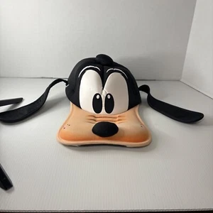 VINTAGE Disney Parks Cappello Pippo Orecchie Lunghe Denti Pippo Schiuma Berretto Elasticizzato Taglia Adulto - Foto 1 di 12