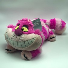 CHESHIRE CAT STUFFED ANIMAL PLUSH TOY WALT DISNEY Chessur Alice wonderland tags