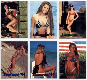 Ujena Swimwear Illustrated 1994 - Subconjunto completo de 6 cartas [Imágenes de cómic] - Imagen 1 de 2