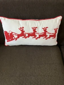 Almohada Stratford Hogar Vacaciones Navidad Acento Santa Claus 23x13 pulgadas - Imagen 1 de 7
