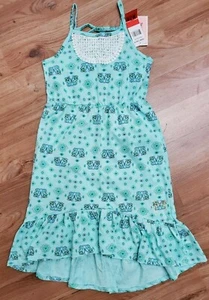 Juicy Couture Girls Sleeveless Summer Dress- (Green/Blue, M7/8) NWT - Picture 1 of 6