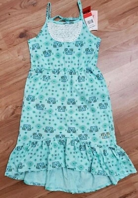 Vestido de verano Juicy Couture para niñas sin mangas - (verde/azul, M7/8) nuevo con etiquetas Foto 1 de 4