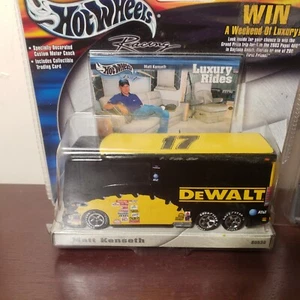 Vintage Nascar Hot Wheels Luxury Rides Dewalt Matt Kenseth B0536 Motor Coach New - Picture 1 of 3