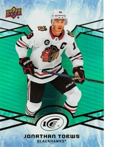 2018-19 Upper Deck Ice Green #36 Jonathan Toews - Picture 1 of 2