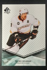 Teemu Selanne 2011-12 Upper Deck SP Authentic #98 Anaheim Ducks UD NHL Card