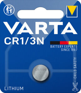 10 x Varta Lithium Knopfzelle 3V CR1/3N / 1/3N / 2L76 