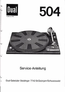 Service Manual-Anleitung für Dual 504 - Bild 1 von 1