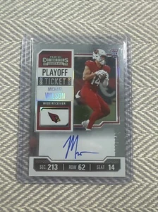2023 Panini Contenders - Playoff Ticket AUTO/RC #126 Michael Wilson /149 - Bild 1 von 2