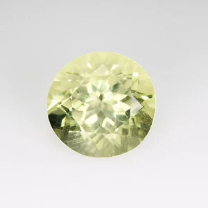 1.45 Ct Fantastic Perfect Round 7.5 MM 100% Natural Yellow Brazil Othoclase !!! - Picture 1 of 5