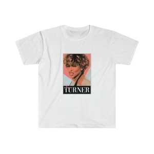 Tina Turner Music Concert Homage Legend Tribute Vintage Unisex T-Shirt Top - Picture 1 of 5