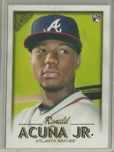 2018 Topps Gallery #140 Ronald Acuna Jr. RC