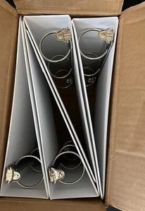 Schachtel mit 4 Clear Vue weiß 2" Ordnern - Bild 1 von 2