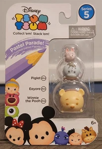 Disney Tsum Tsum Pastel Parade 3-pack Winnie The Pooh Piglet Eeyore MISB  - Picture 1 of 1