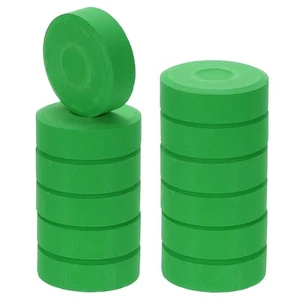 12 Pcs Washable Tempera, 2.3"x0.7" Large Tempera Paint Cakes, Green - Imagen 1 de 6