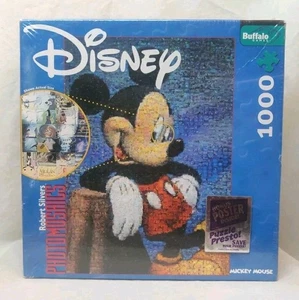 Disney Photomosaics MICKEY MOUSE 1000 Piece Puzzle Robert Silvers NEW Sealed! - Picture 1 of 14
