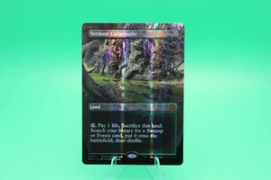 MTG Verdant Catacombs (Borderless) (Dragonscale Foil) Special Guests Foil - Picture 1 of 6