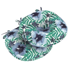 Outdoor Seat Cushions All Weather Patio Chair Pads with Ties, Comfortable Rou... - Picture 1 of 7