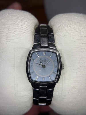 Kenneth Cole New York Women’s Silver-Tone Tank Watch Roman Dial Quartz (KC43330 - Image 1 of 4