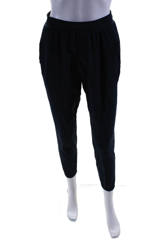 Pantalones de pierna ajustados de tiro alto Lululemon para mujer azul marino talla extra pequeña Foto 1 de 4