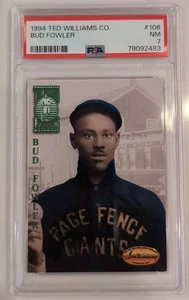 Bud Fowler PSA 7, HOF (RC) in 1878 the First Prof Paid Negro Player (in sports) - Bild 1 von 2