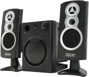 Pixxo SS-4697 2.1 Channel 7 Watts Stereo Satellite Subwoofer Computer Speakers - Picture 1 of 9