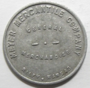 Meyer Merc. Co. Riley, Kans Kansas GOOD for 10c Merchandise Token - #11213-44 - Picture 1 of 2