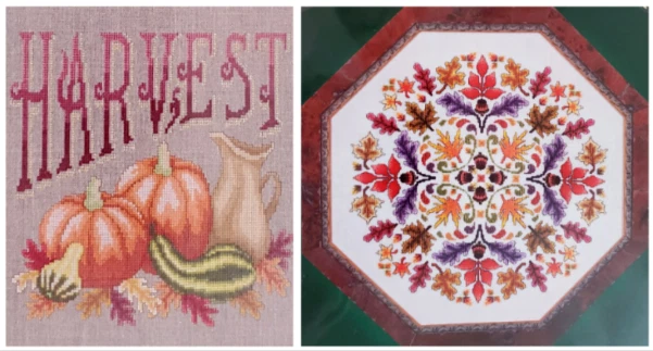 Glendon Place Harvest Gourds GP-153 or Autumn Ala Round GP-213 cross stitch NEW - Image 1 of 1