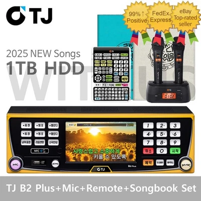 TJ Media B2 Plus Karaoke Machine 1TB+TMW 100B+Remote+SongBook(Korean+Foreign) - Image 1 of 4