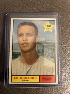 1961 Topps #129 Ed Hobaugh Washington Senators - Picture 1 of 2