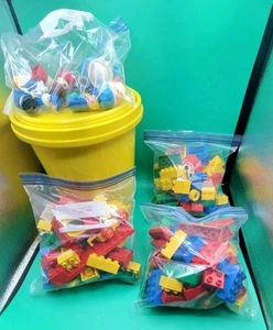 Vintage Tyco Blocks (4 Large Bags) And Bucket - Picture 1 of 6