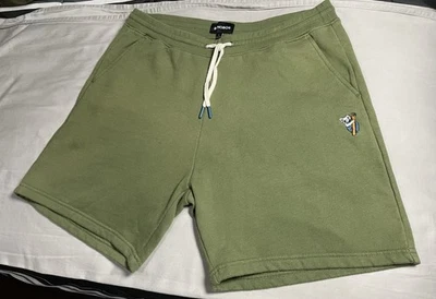 Bonobos Fleece Embroidery Shorts Green L Men - Image 1 of 4
