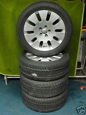 4x Audi-Winterräder a.Alufelgen 7,5 x 18  ET40   5 x112 - Bild 1 von 2