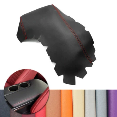 Para 2014 2015-2017 Lexus IS250 IS350 Cuero Consola Tapa Apoyabrazos Cubierta Línea Roja Foto 1 de 4