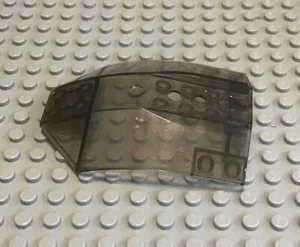 Lego 42021 Trans schwarz Cockpit Baldachin Windschutzscheibe 8x6x2 gebogen - Bild 1 von 3