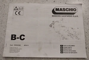 MANUAL MASCHIO GASPARDO - MODELO F07021053 - Imagen 1 de 4