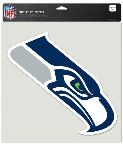 ⭐️⭐️⭐️⭐️⭐️ AUTÉNTICO Seatlle Seahawks PEGATINA NFL 8"x8" Calcomanía Coche Auto REGALO Foto 1 de 2