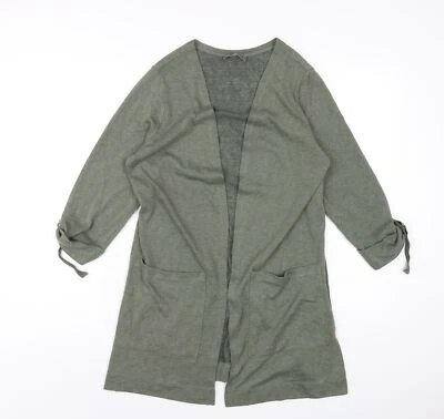 Principles Womens Green V-Neck Polyester Cardigan Jumper Size 12 - Image 1 of 4