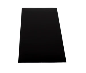 ABS Styrene Plastic Board / Sheet 1000x490mm BLACK /WHITE 1mm 2mm 3mm 4mm  - Picture 1 of 4