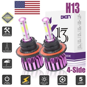 H13 9008 1600W 192000LM LED Headlight bulb Kit Lamp Bulbs Hi/Lo white 6000K - Picture 1 of 12