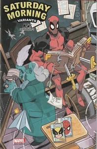 Deadpool # 1 Saturday Morning Variant NM Marvel 2024 [X3] - Bild 1 von 2