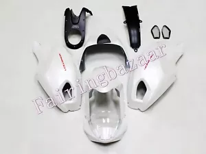 Fit for Ducati Monster 696 796 1100 Pearl White Black ABS Injection Fairing Kit - Foto 1 di 8
