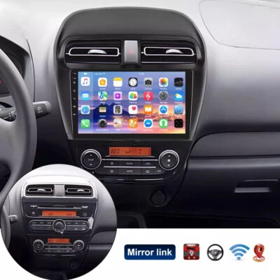 KHH Für Mitsubishi Mirage Space Star Autoradio CarPlay Android 13 BT GPS Navi 2+64GB
