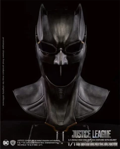Liga de la Justicia Batman 1/1 réplica de gama alta Disfraz Juegos-Casco Utilería Nuevo en stock - Imagen 1 de 5